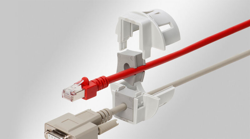 QVT-CLICK | Deelbare kabelwartel voor klikmontage
